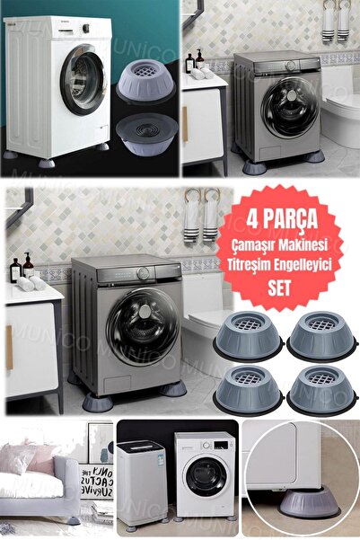 Genel Markalar 4'lü Çamaşır Makinesi Stoper Seti Gürültü ve Titreşim Önleyici...