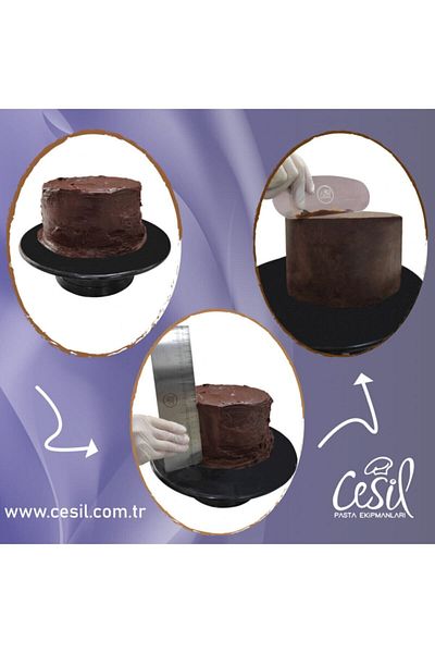 Cesil Stainless Scraper And Cake Straightener