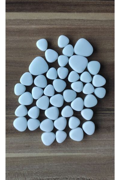 Atölye Öğretmenim Damla Cam Akvaryum Taşı Hobi Taşı Mozaik Taş 1kg Adet