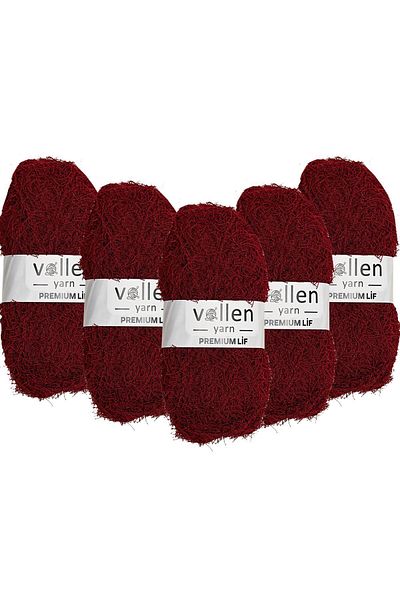 vollen yarn 5 Pieces Premium Hard Bath Loofah Rope, fringed Rope, hand knitting rope, hard washcloth rope