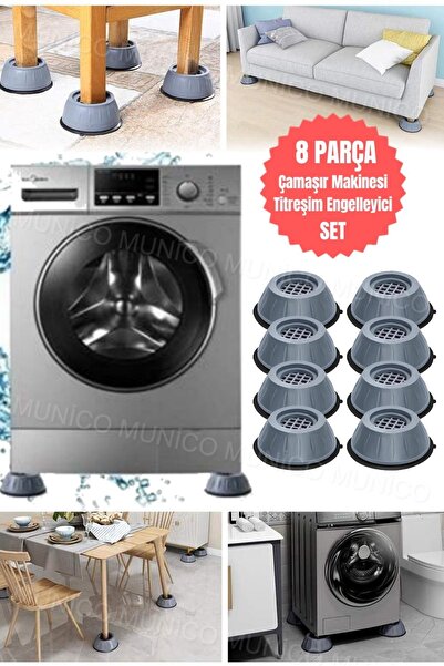 Genel Markalar Aveo 8 Adet Şık Gri Titreşim Önleyici Kauçuk Pedler - Çamaşır ...