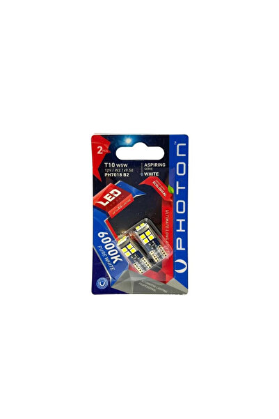 Photon T10 W5W 12V 12 Aspırıng Serie 2'li Blister Led