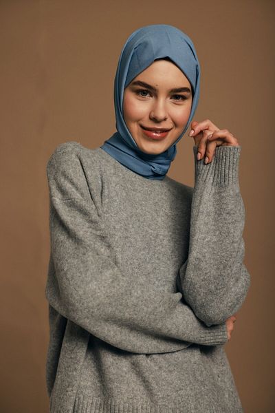 Modakaşmir سلسلة القطن المرن - شال أنيق ومريح