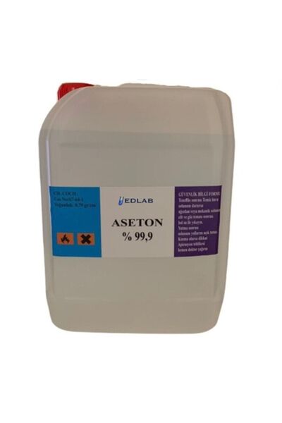 Edlab Saf Aseton % 99.9 10 Litre Sertifikalı