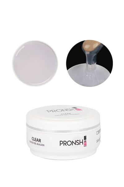 Pronsh Builder Jel 30ml Clear Şeffaf  Protez Tırnak Jeli
