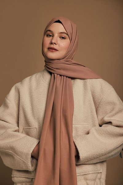 Modakaşmir سلسلة القطن المرن - شال أنيق ومريح