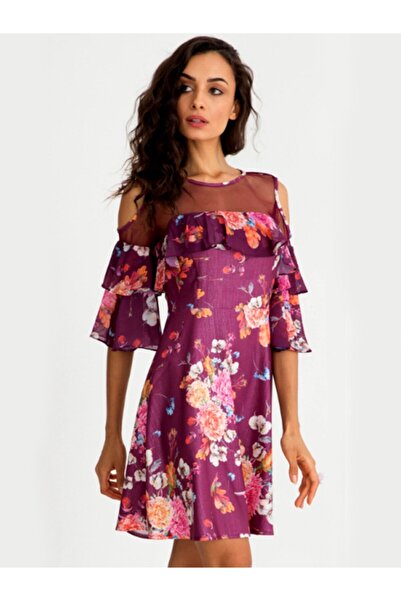 Kaftan Collection Rochie de vară florală pentru femei