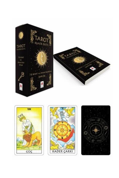 Delta Kültür Yayınevi SÜPER-Klasik Tarot: 78 Kart, Karton Kutu ve Anlam Rehberi