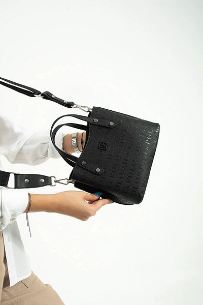 Just Polo Stone 2 Compartment Shoulder Bag Monogram 2197mh
