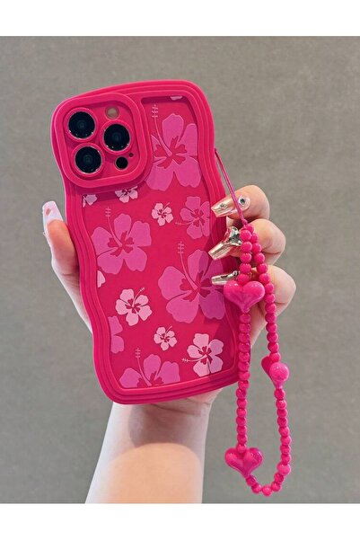 FİŞNEİLETİŞİM حافظة آيفون 15 بروماكس المتوافقة مع نمط الزهور