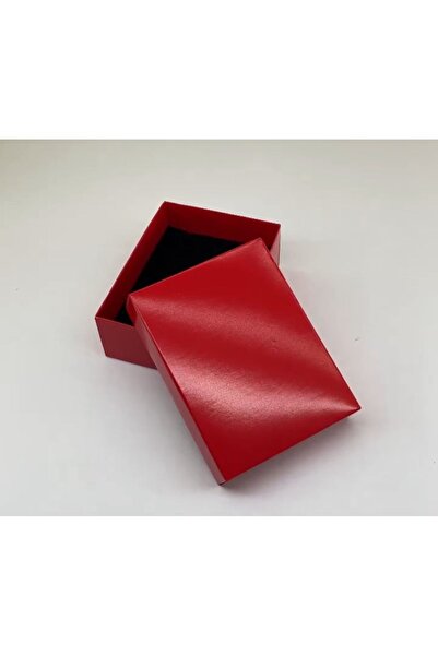 AidaAstrid Kırmızı Renk Süngerlı Takı Kutusu1 Adet 8x6x3 Cm Kolye ,bileklik ,...