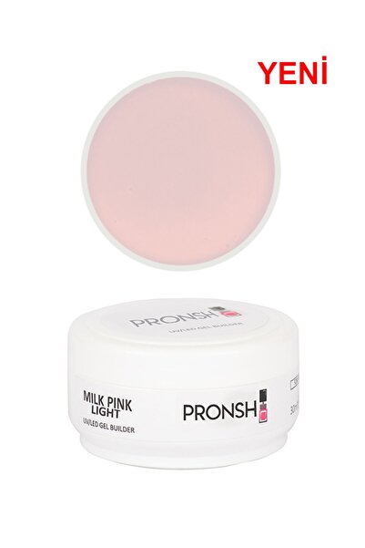 Pronsh Builder Jel 30ml Milk Pink Light Uv/led Protez Tırnak Jeli