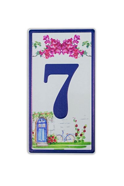 Home Türnummer 7 – Metall, Selbstklebend