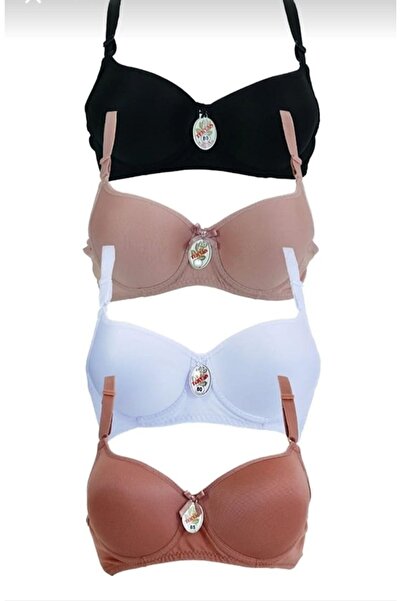 Tektaş Kadın Destekli Dolgulu (85-90-95 BEDEN) Sütyen 4lü Set