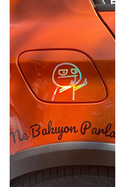 Fiat Depo Kapağı Orta Parmak Sticker