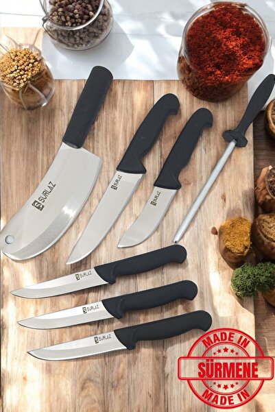 SürLaz 7 Parça Prime Seri Bıçak Seti Sürmene Bıçak Setleri