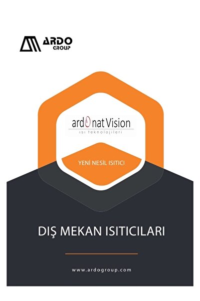 Ardonat Halogen Black Twin- 3000W - Dış Mekan Isıtıcı