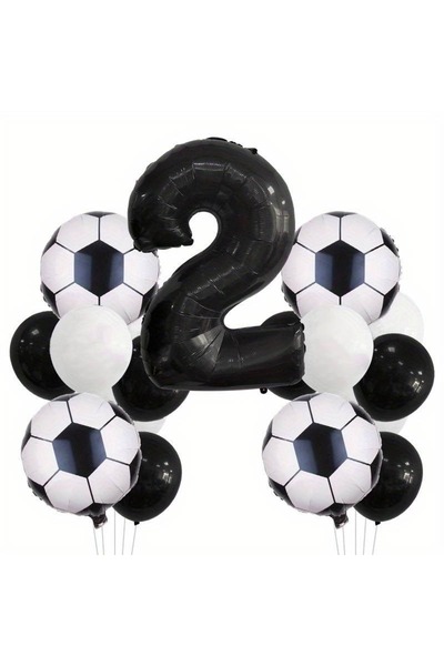 Mini Parti متجر الحفلات الصغيرة - مجموعة بالونات كرة القدم