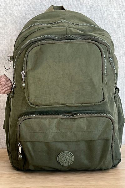 NEMO BAGS Unisex Χακί Μεσαίο καθημερινό σακίδιο πλάτης Laptop School Travel Sports Αδιάβροχη τσάντα / Μπρελόκ Amigurumi