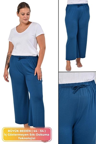 tarzımsüper Model de confort din bumbac Lycra de mărime mare - Pantaloni largi elastici și confortabili