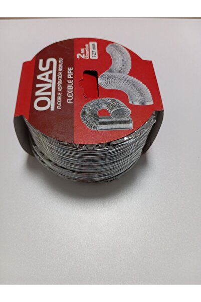 Onas Krom Davlumbaz Aspiratör Borusu 2m