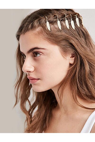 New Obsessions Cercei de păr Feather Love, set de 6