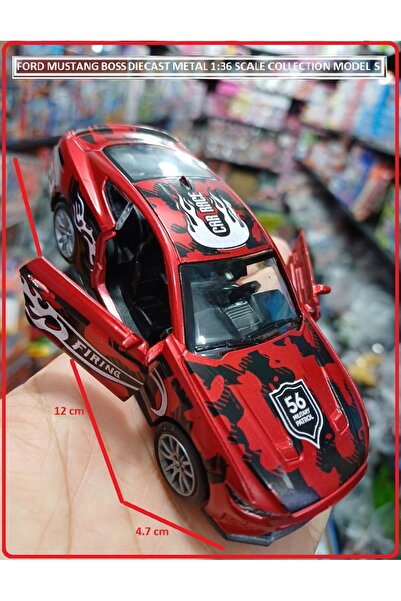 OYUNCAKSAHİLİ Ford Mustnag Gts Sport Metal Araba 12cm Koleksiyon Çekbırak Dem...
