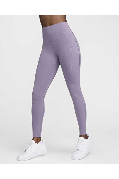 Nike Universa Orta Destekli Yüksek Belli Cepli Premium Kadın Taytı