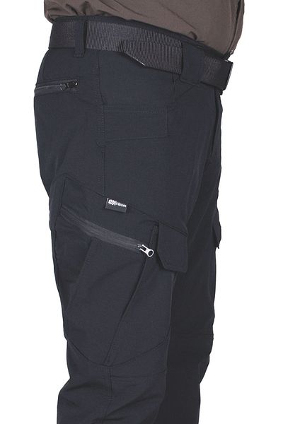 Nikbin Παντελόνι Tactical - Ελαστικό, ελαφρύ, Lycra Cargo Pocket (Καλοκαίρι - Μαύρο)