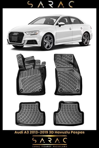 Rizline Audi A3 Hb/sedan 2017 Model 3d Havuzlu Paspas