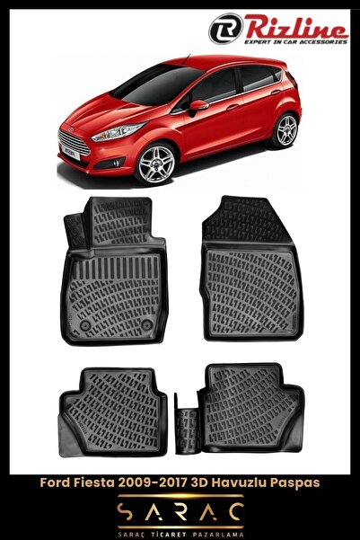 Rizline Ford Fiesta 2010 Model 3d Havuzlu Paspas