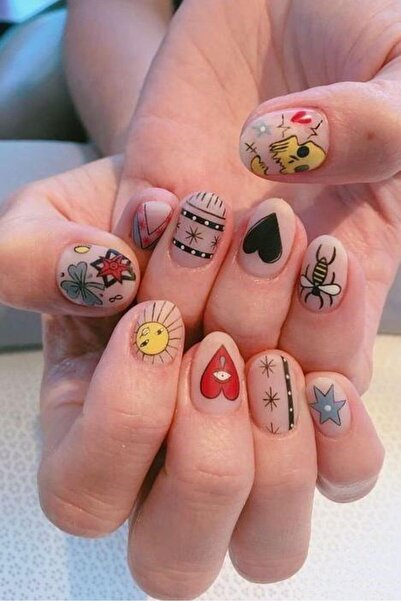 Flash Tattoos® Crazy Tırnak Dövmesi