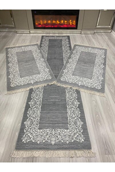 ALLGELSİN Yatak Odası Seti Yıkanabilir 3 'lü Yatak Odası Yolluk Takımı 2 Adet...