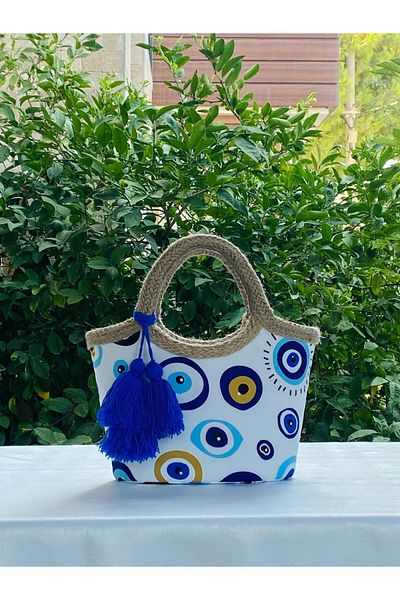 çanta tasarımcısı Children's Beach Bag Evil Eye