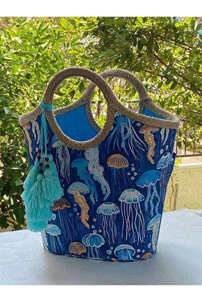 çanta tasarımcısı Sea and Beach Bag - Jute Straw Motherboard