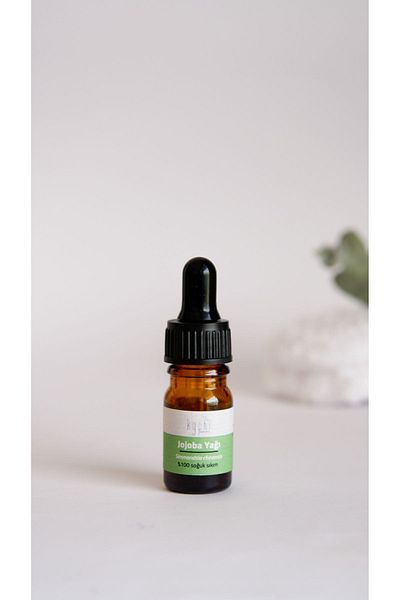 Kyphi Natural Jojoba Oil 5 ml - Trial Size and Travel Size (100% Cold Pressed - Simmondsia chinensis)