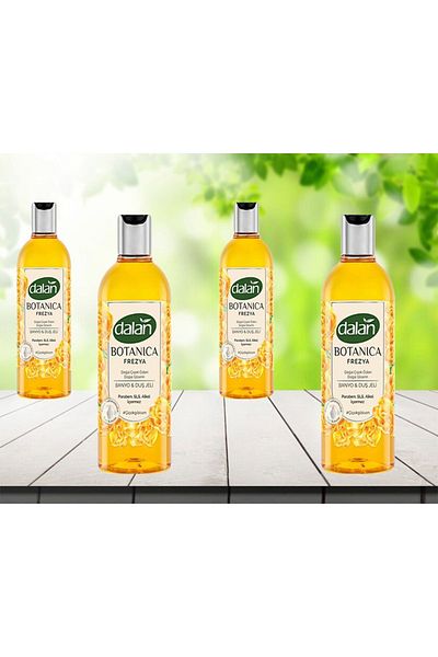 Dalan Botanica Shower Gel Freesia 500 ml 4 pieces