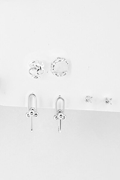 New Obsessions Kıkırdak Sıkıştırmalı Küpe 6'lı Set