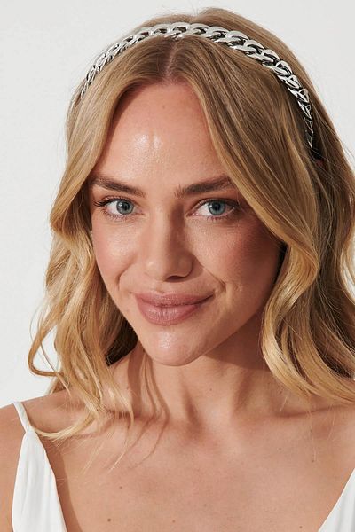 New Obsessions Аксесоар за коса Shelley Metal Chain Detailed Women's Crown