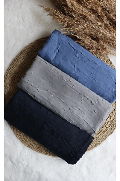 Genel Markalar Bambu Kraş Şal 3’lü Set Lacivert, Mavi,gri