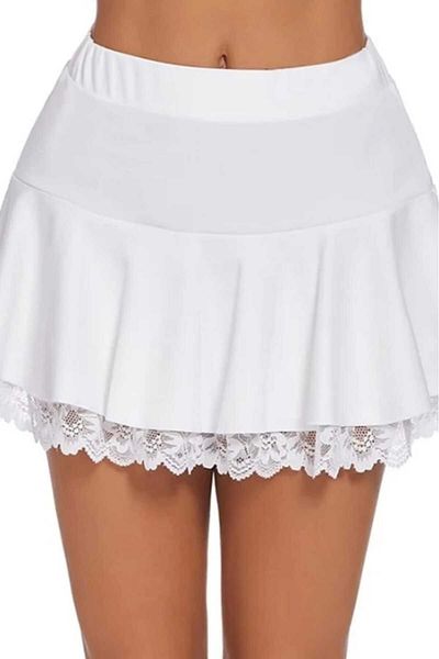 BENİMOLMALI Fusta mini cu volan Fusta scurta Fusta sexi Fusta fantezie