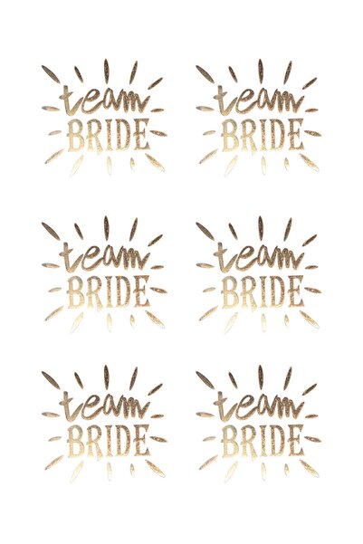 New Obsessions Team Bride Geçici Dövme Seti