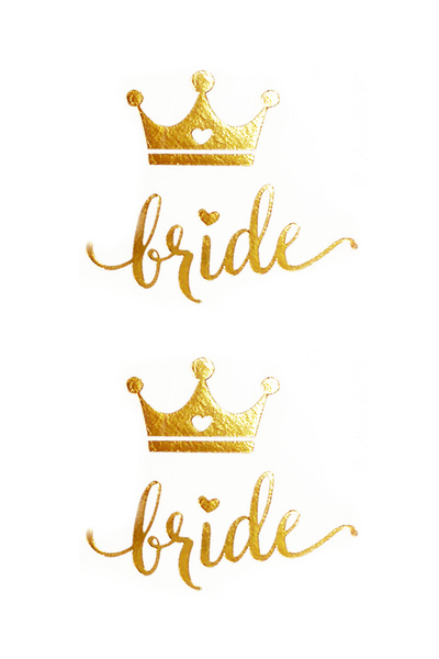 New Obsessions Bride Gelin Tacı Geçici Dövme