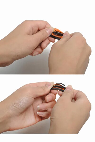 New Obsessions Μακρύ ίσιο συνθετικό κομμωτήριο με κλιπ για επέκταση μαλλιών - Πακέτο 5 τεμαχίων γκρι