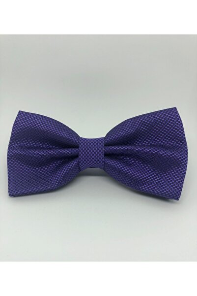 CRWAT ® Mor / Dokuma Kumaş Papyon - Mendilli