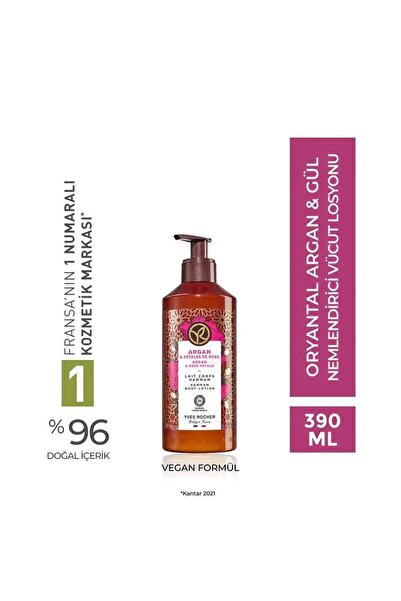 Yves Rocher Nemlendirici Vücut Losyonu - Oryantal Argan ve Gül- 390ml