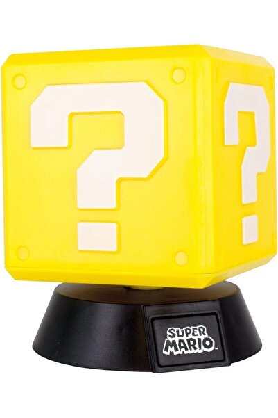 Paladone Super Mario Icon Lamba Işık Light Icon Question Block Soru İşareti