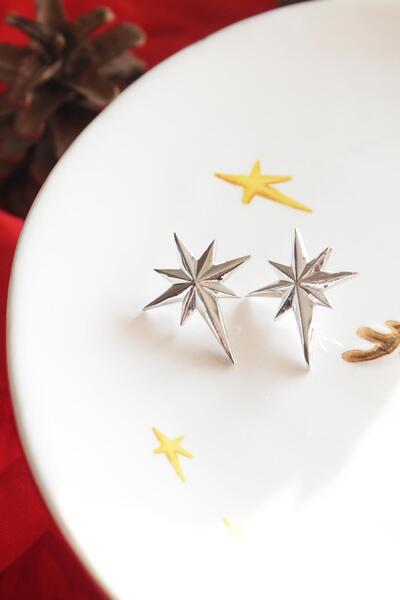 New Obsessions northern Star - Vip Silver Plated Modern north Star Women's St...