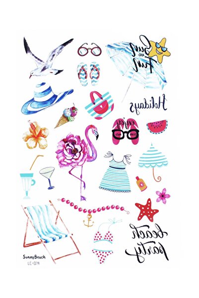 New Obsessions Plaj Geçici Dövme