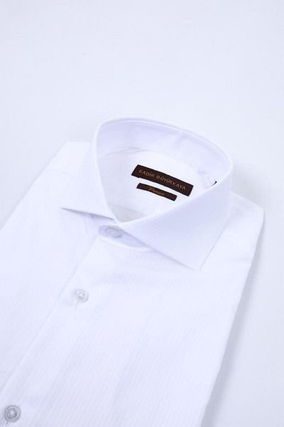 Kadir Büyükkaya Italian Collar Modern Design Slim Fit Men's Shirt-Kaw4024S